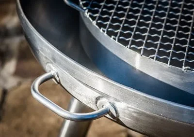 Présentation de la cuve et de la grille linoxydable